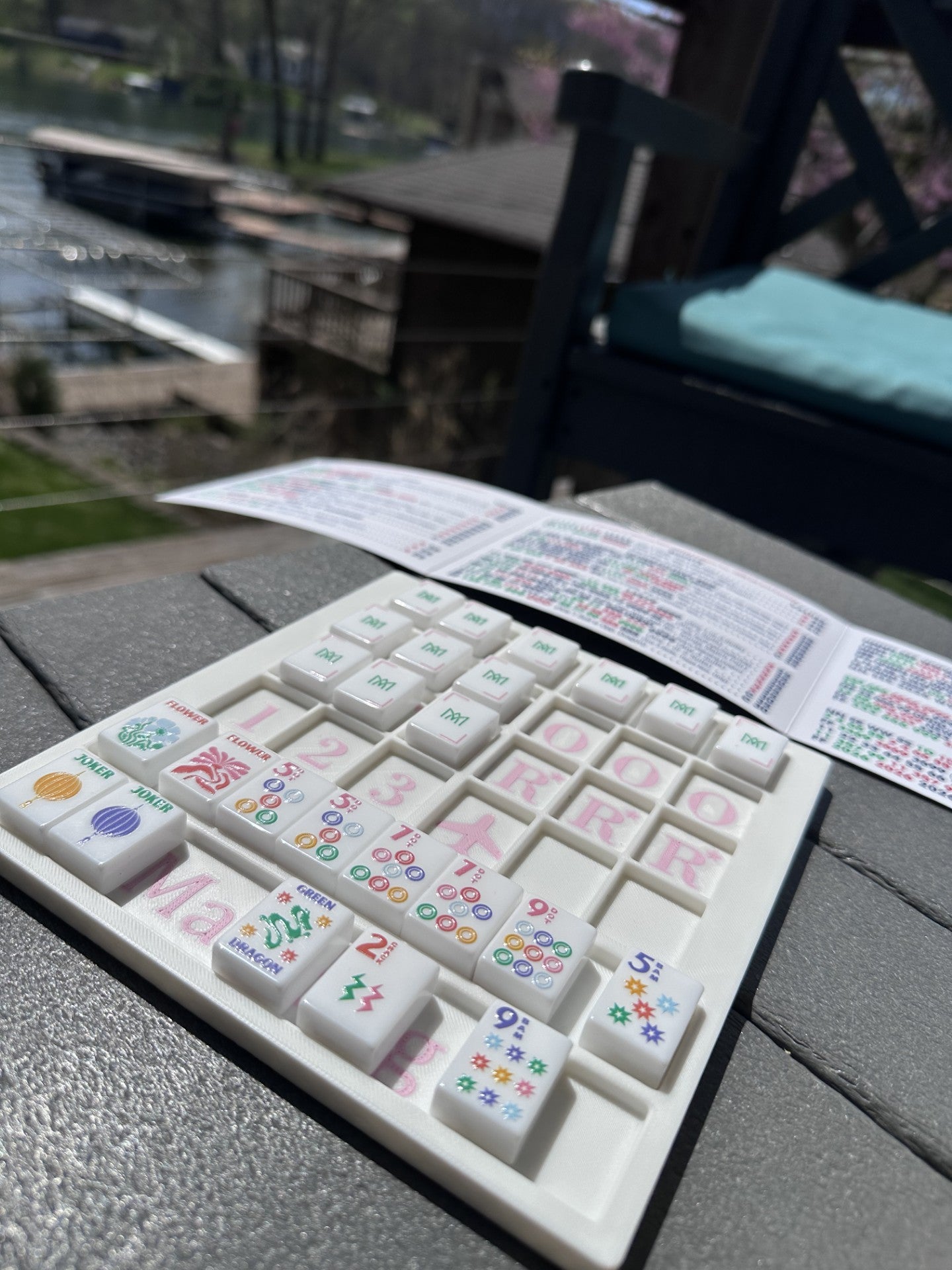 Mahjong Solitaire Boad with Rack