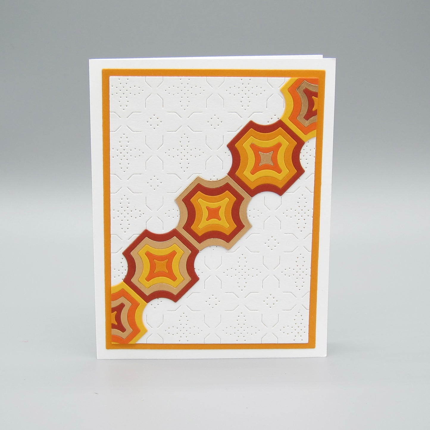 Geometric Tiles: Orange