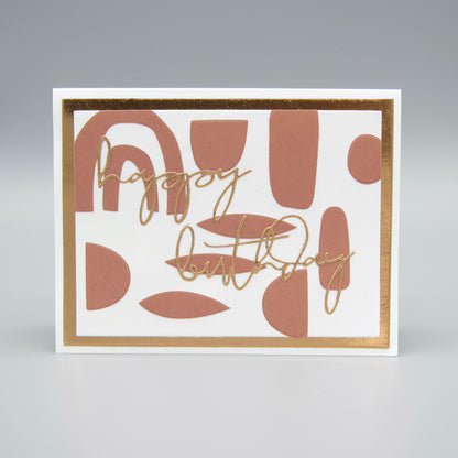 Abstract Birthday Cards