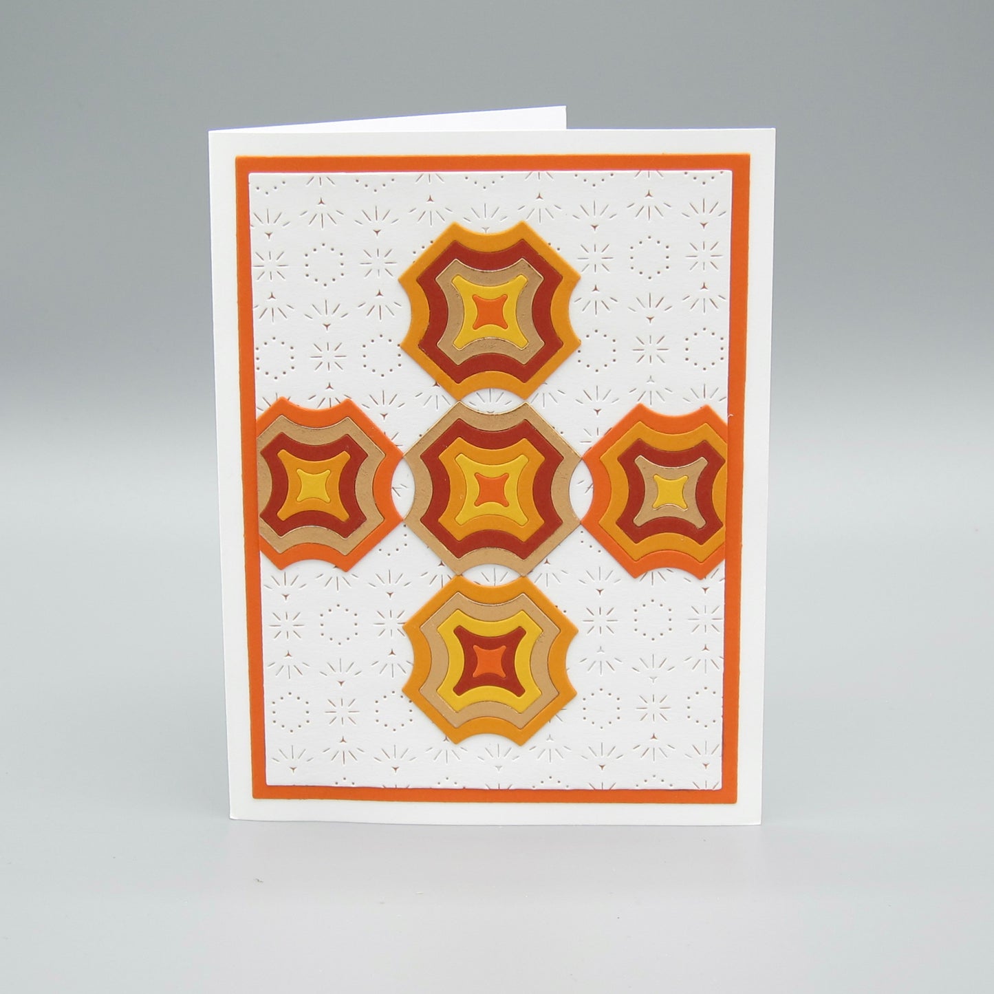 Geometric Tiles: Orange