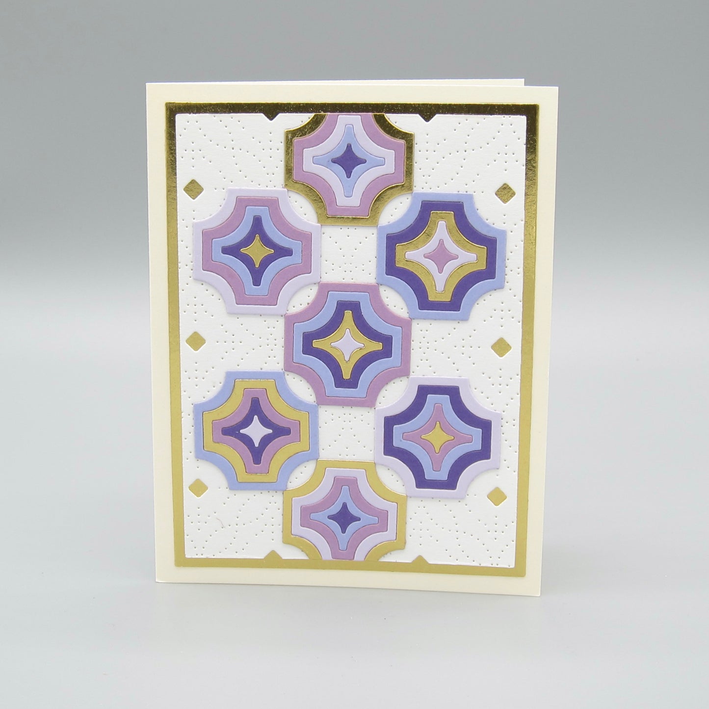 Geometric Tiles: Purple