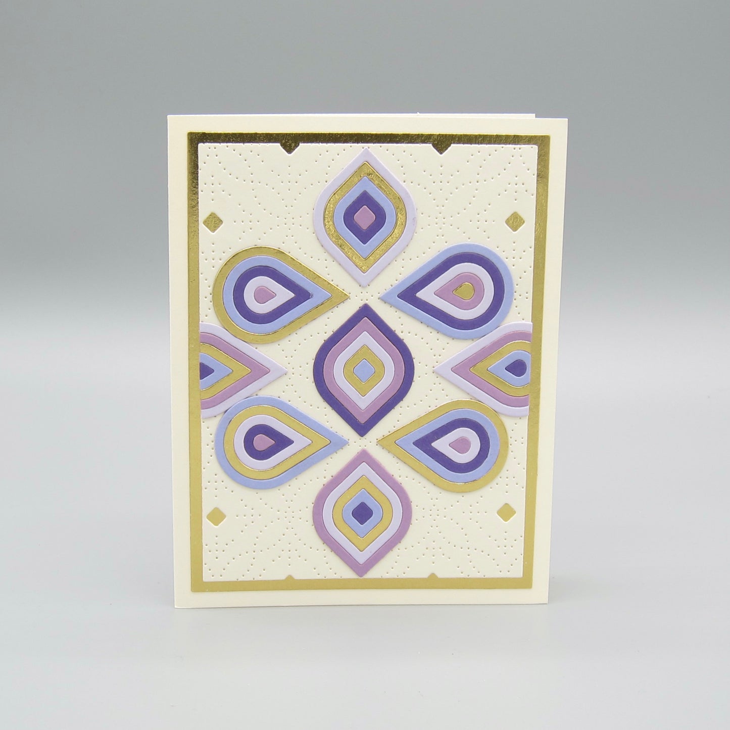 Geometric Tiles: Purple