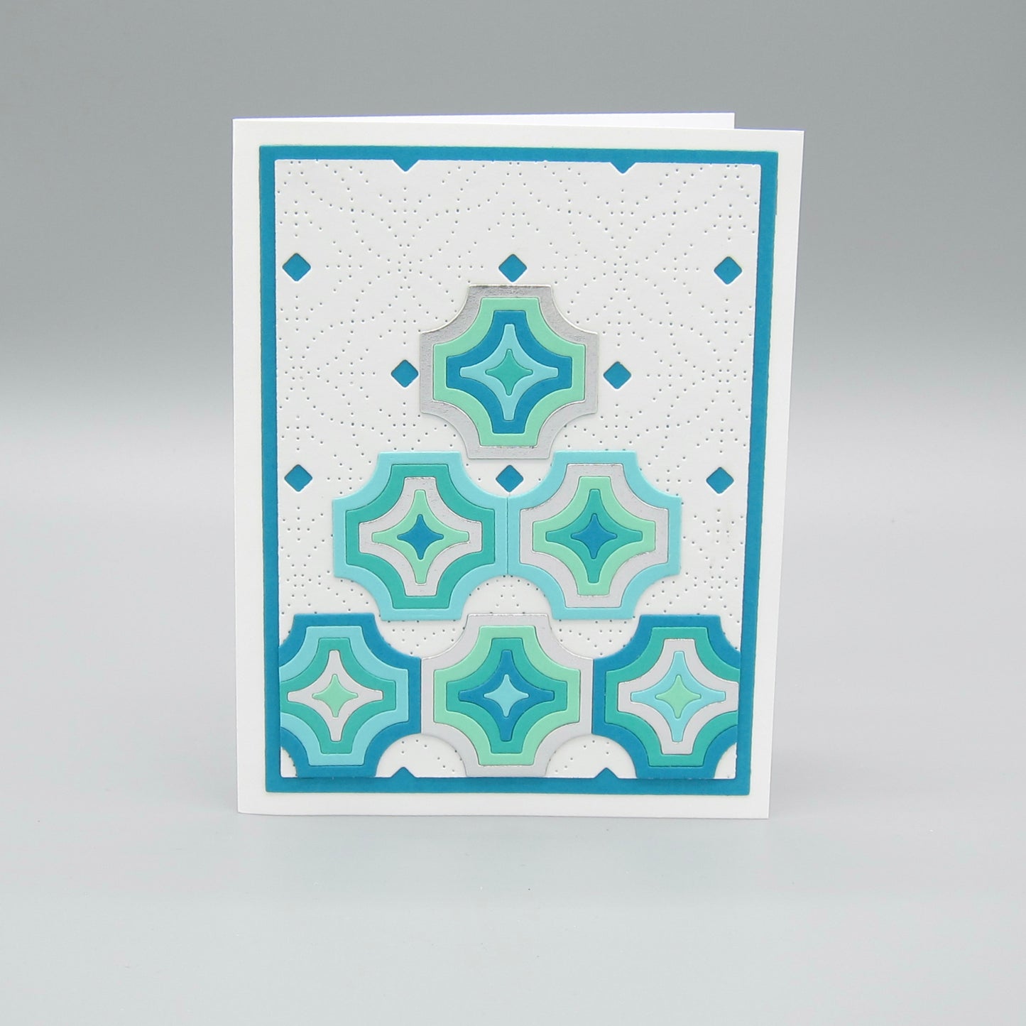 Geometric Tiles: Teal