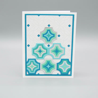 Geometric Tiles: Teal