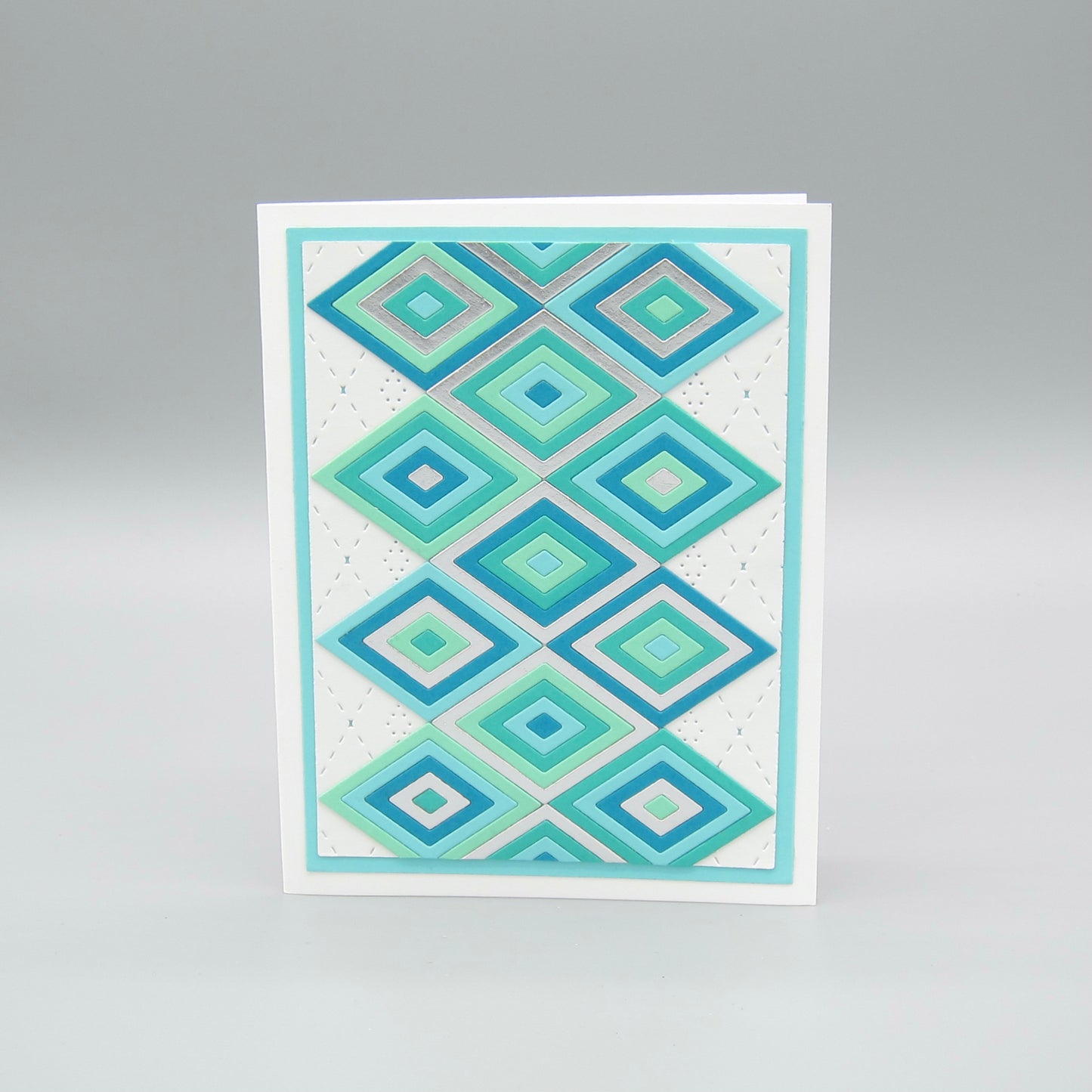 Geometric Tiles: Teal