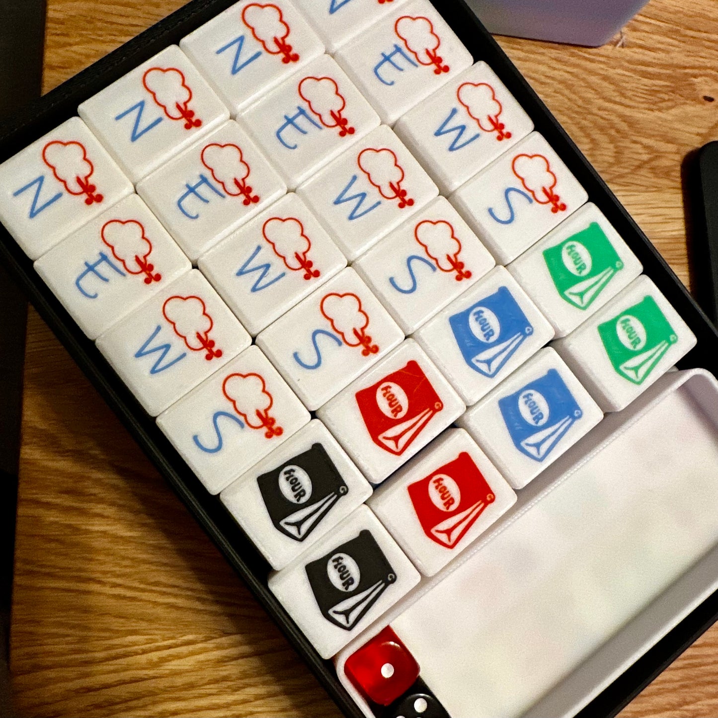 Mahjong Tiles with Box