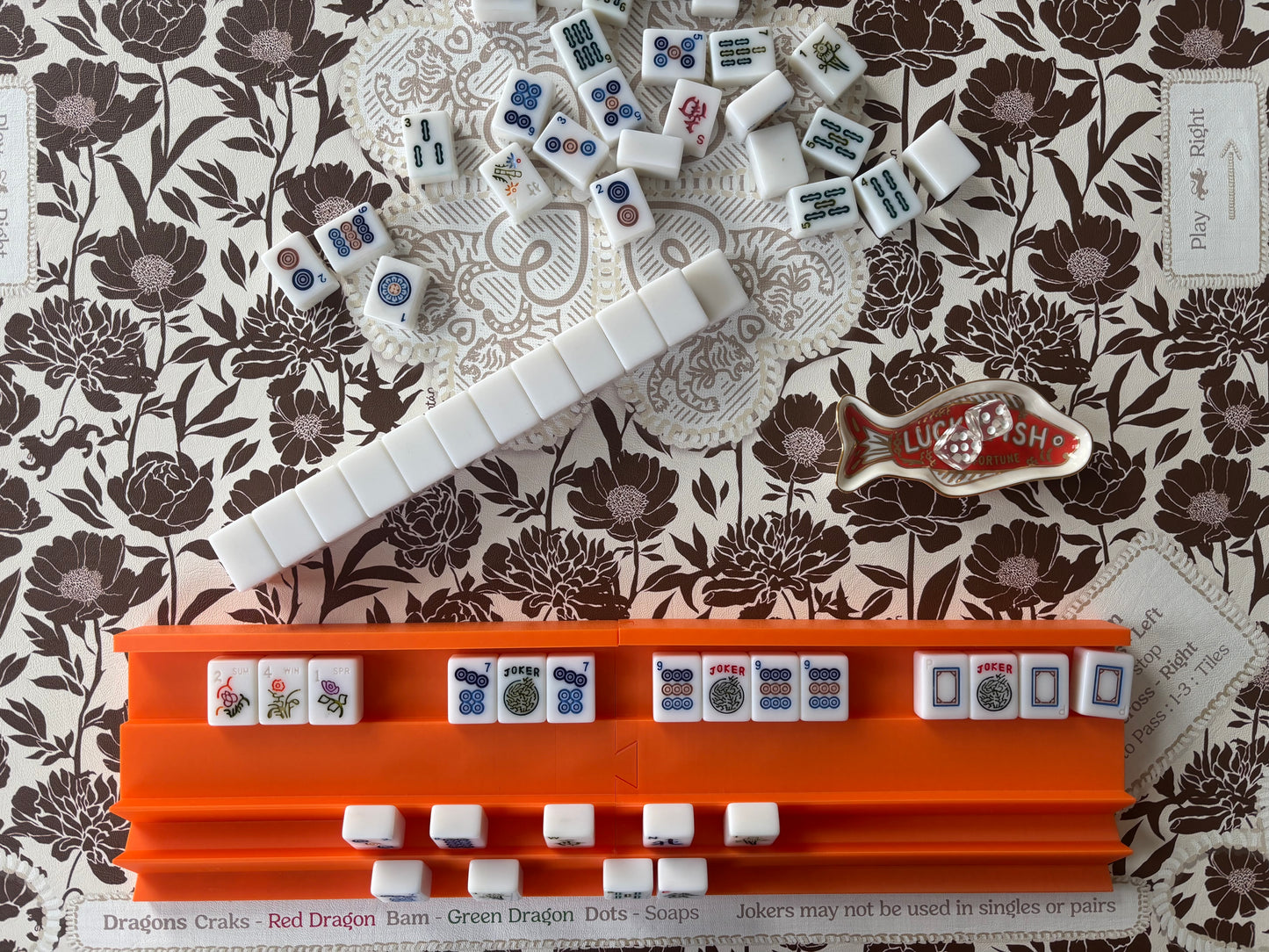 Siamese Mahjong Travel Racks with Pushers