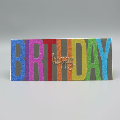 Rainbow Happy Birthday