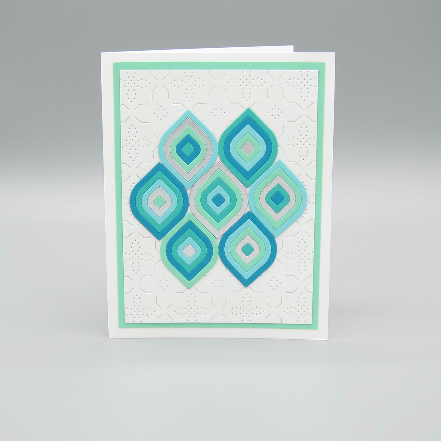 Geometric Tiles: Teal