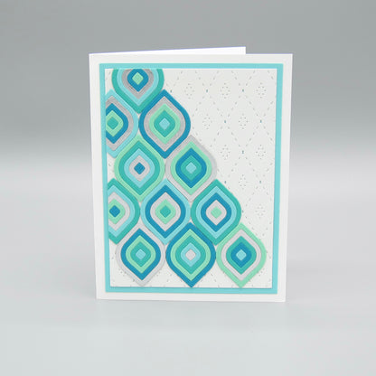 Geometric Tiles: Teal