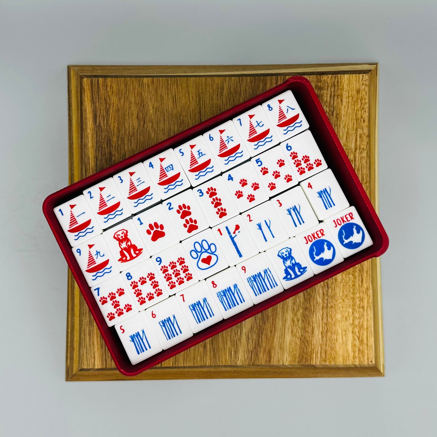 Mahjong Tiles with Box