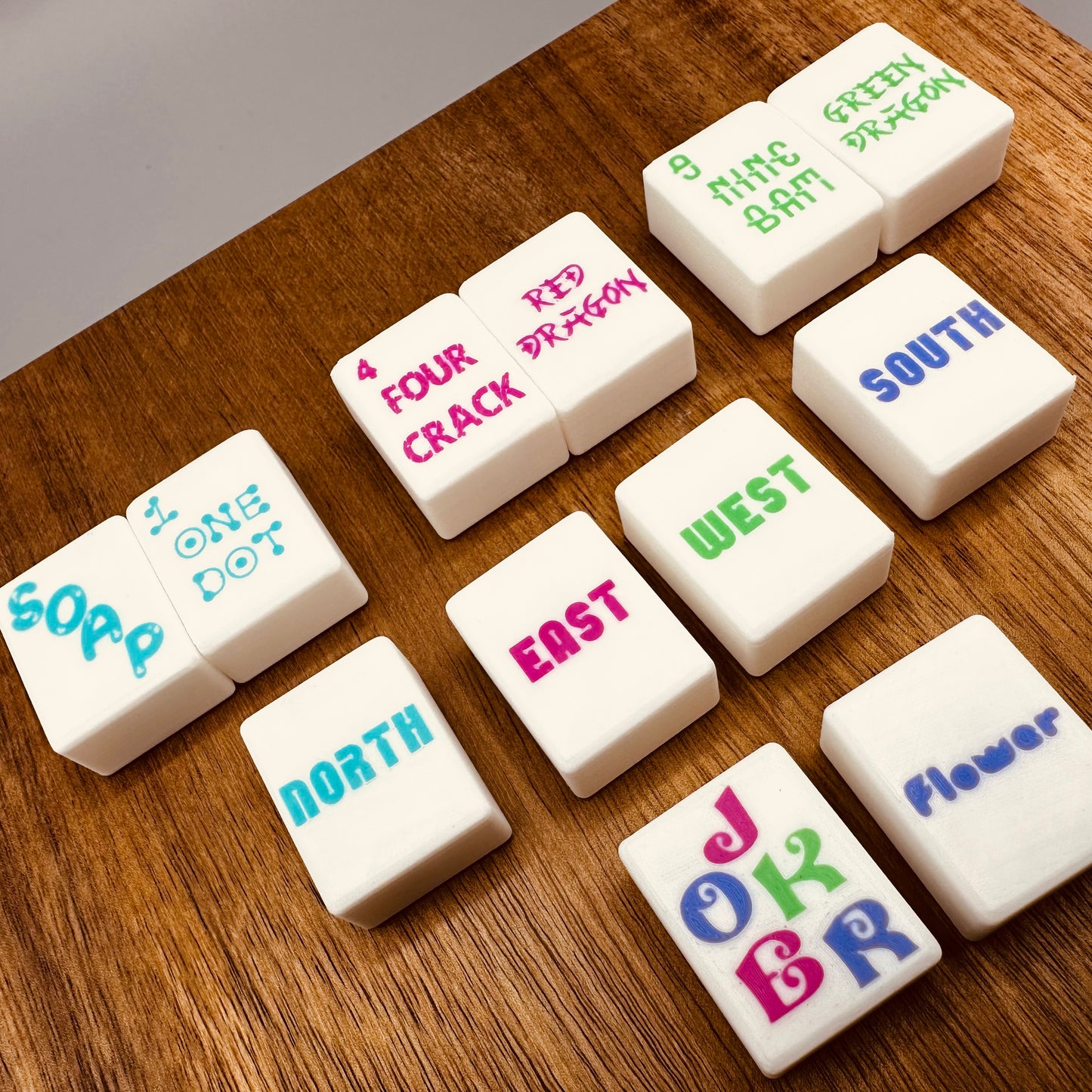 Mahjong Tiles with Box