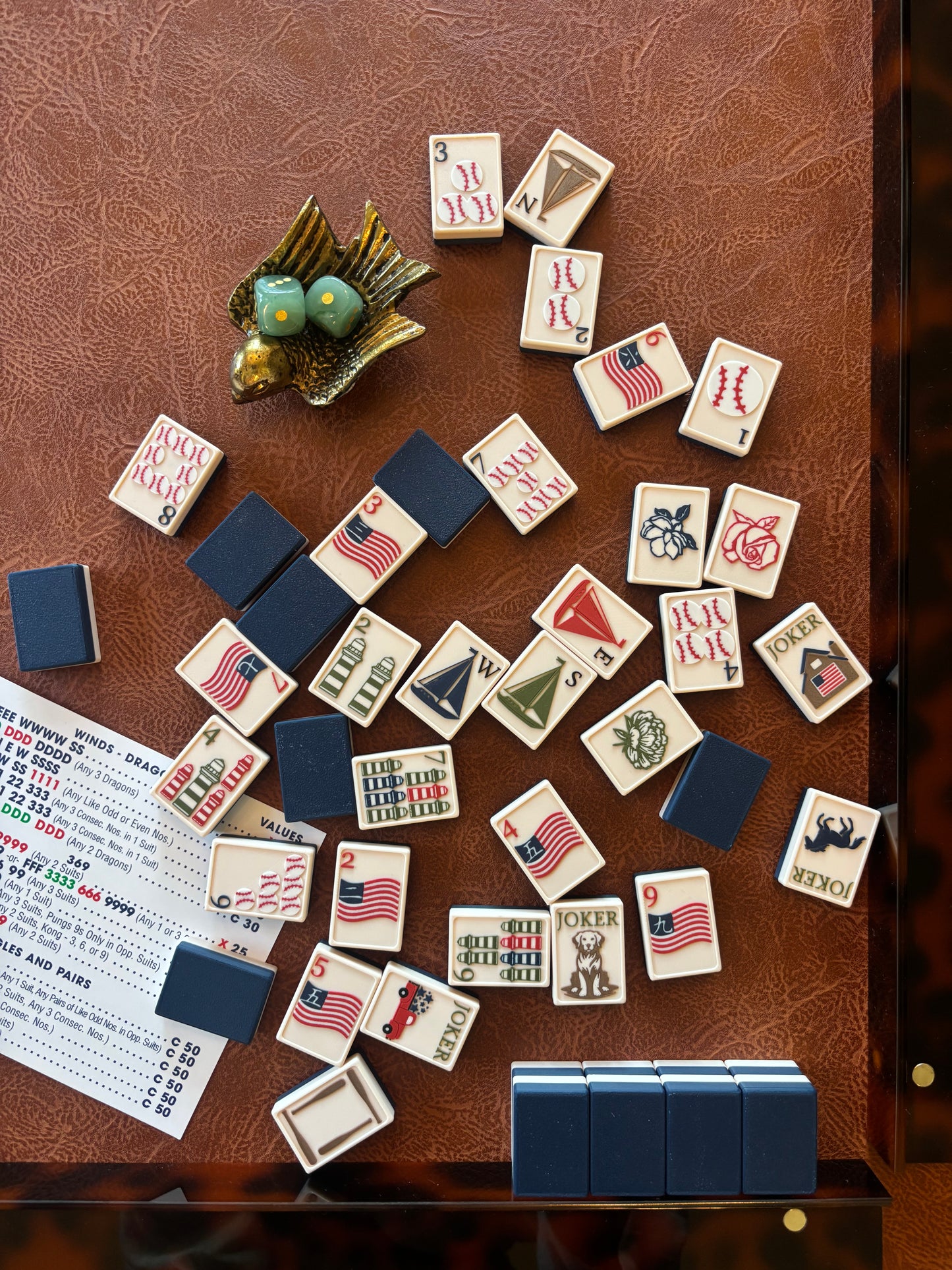 RL Inspired Mahjong Tiles
